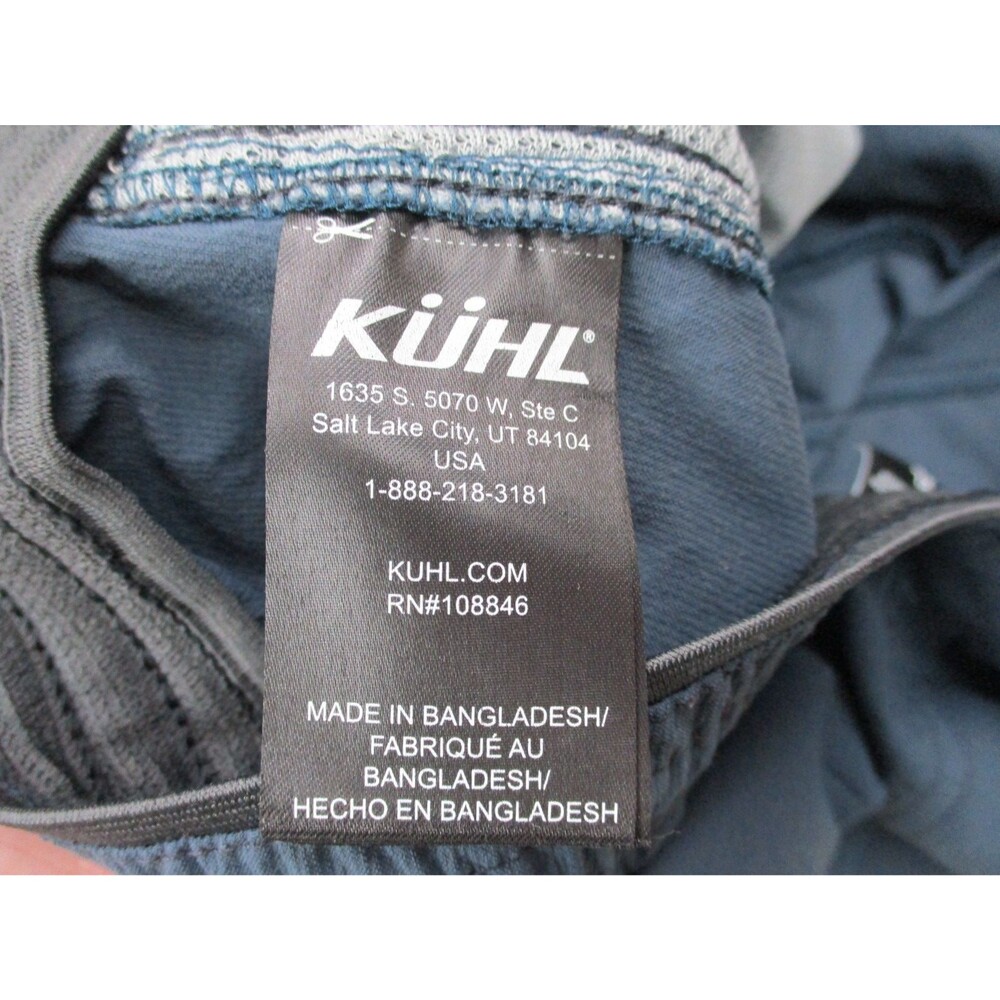 Kuhl Shorts Mens XL Blue Kruiser Hiking Running Outdoor Performance Stretch - Picture 7 of 13
